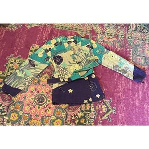 Hanae Mori Sports Kimono Jacket Sz S